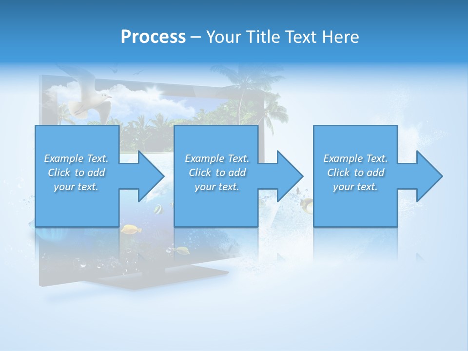 Palms Objects Feel PowerPoint Template