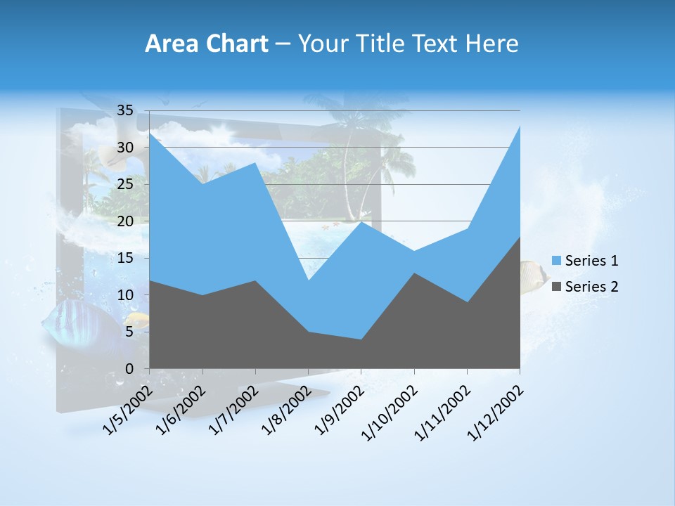 Palms Objects Feel PowerPoint Template