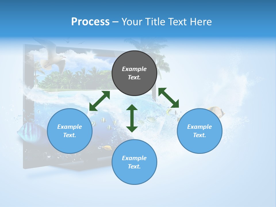 Palms Objects Feel PowerPoint Template