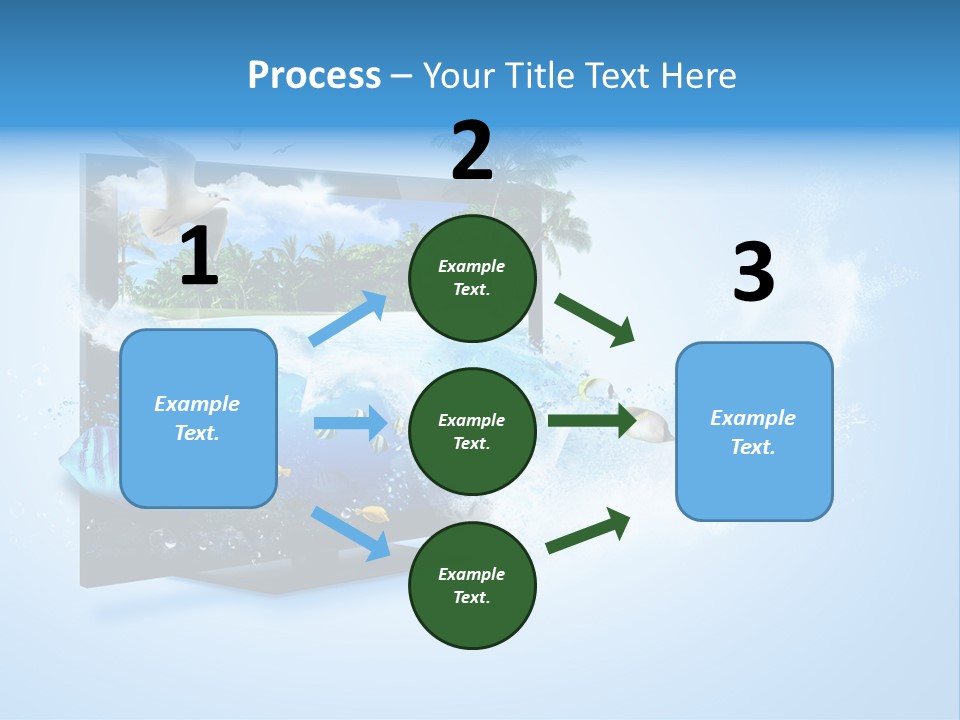 Palms Objects Feel PowerPoint Template