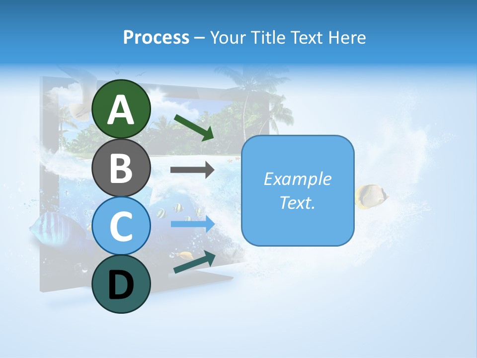 Palms Objects Feel PowerPoint Template
