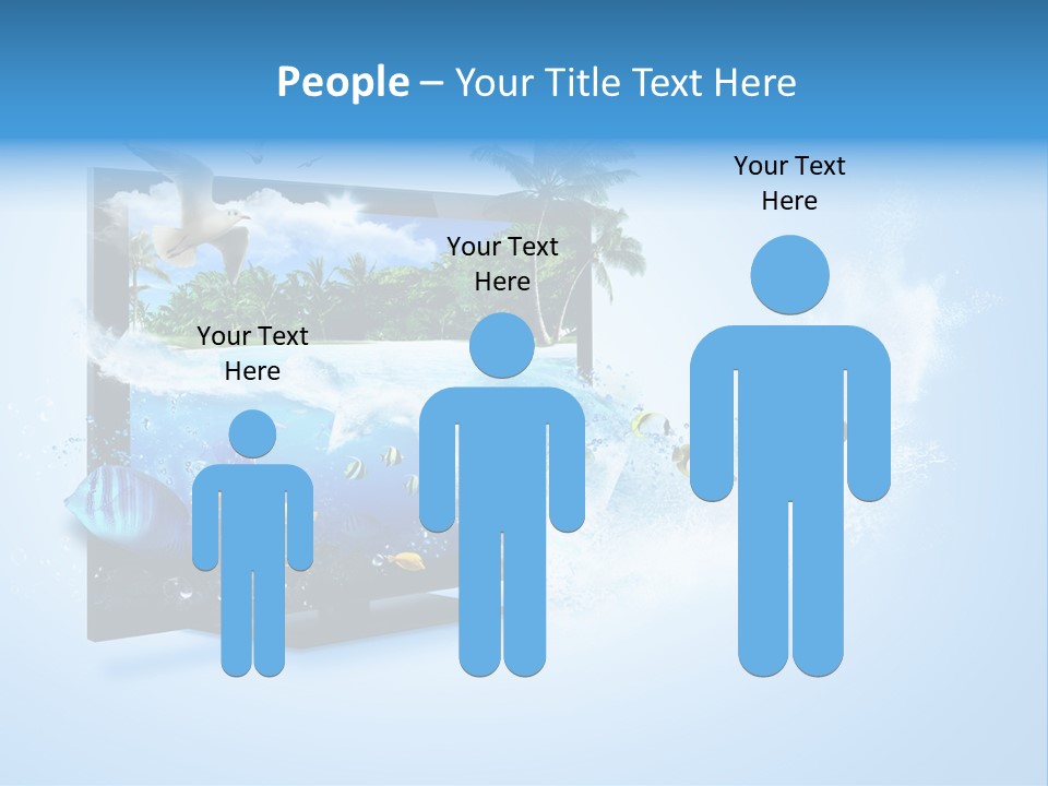 Palms Objects Feel PowerPoint Template