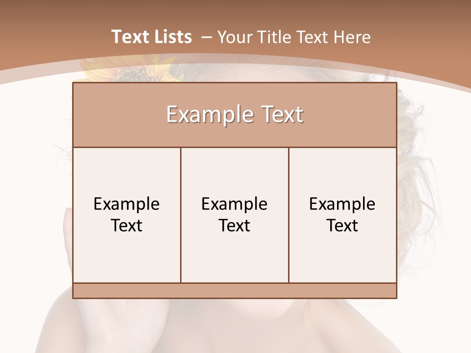 Woman Makeup Beauty PowerPoint Template