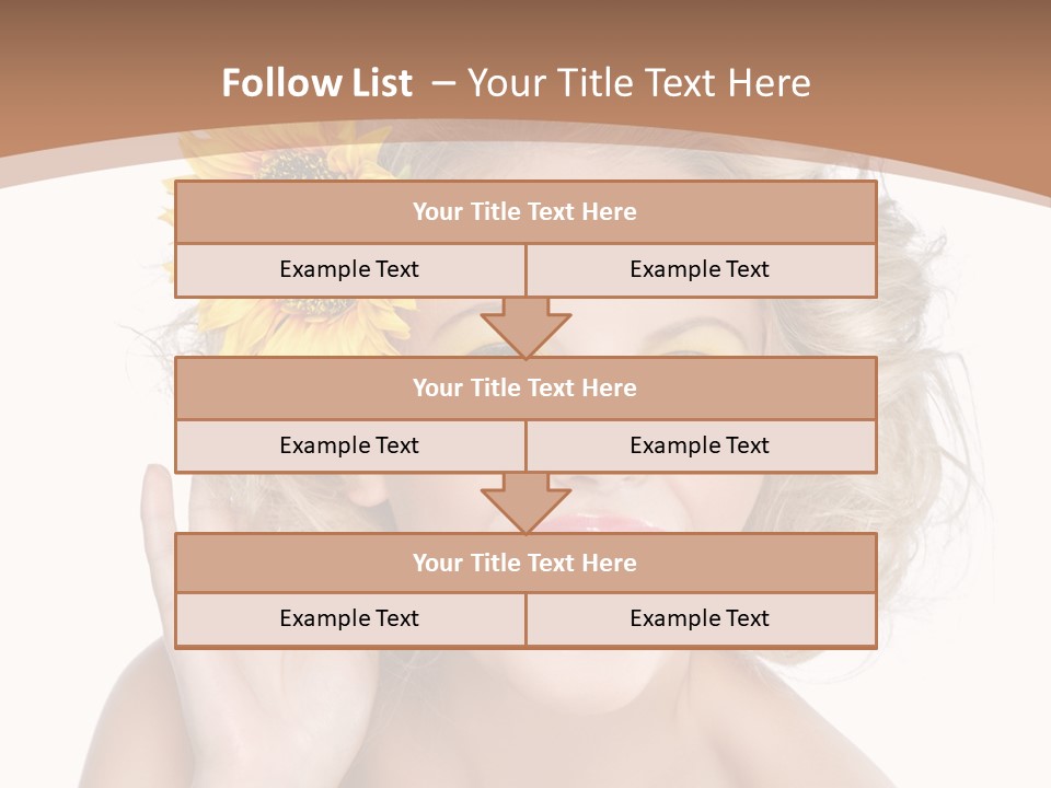 Woman Makeup Beauty PowerPoint Template