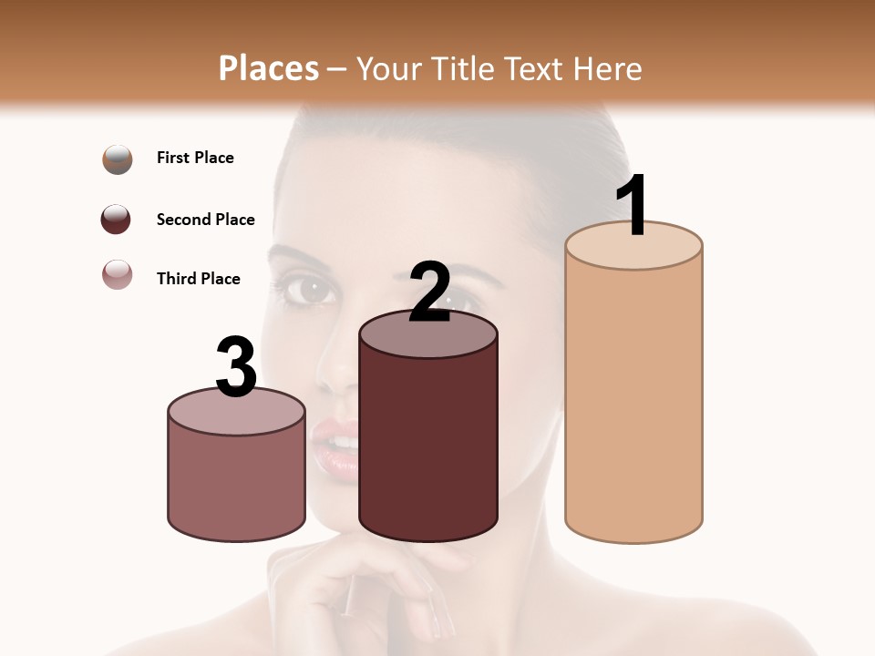 Brunette Beauty Soft PowerPoint Template