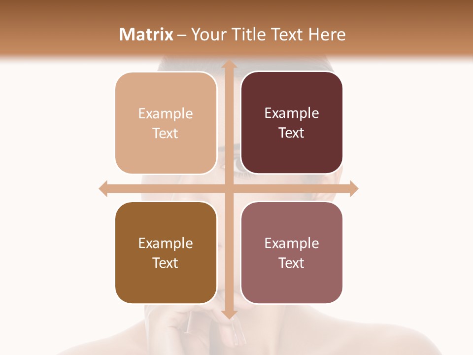 Brunette Beauty Soft PowerPoint Template