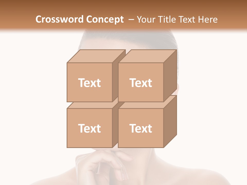 Brunette Beauty Soft PowerPoint Template