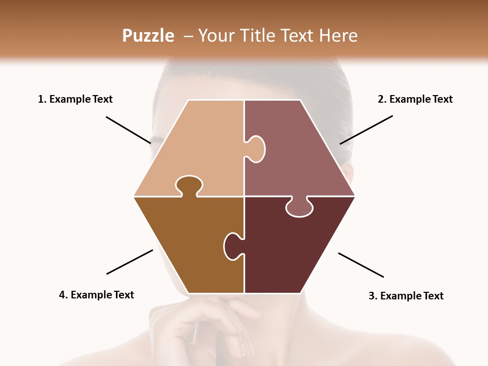 Brunette Beauty Soft PowerPoint Template