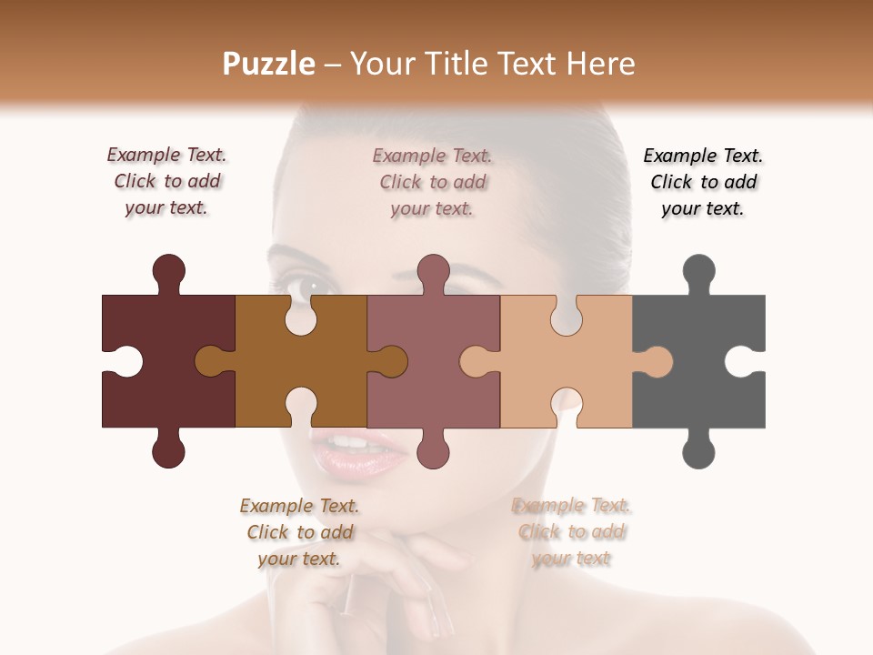 Brunette Beauty Soft PowerPoint Template