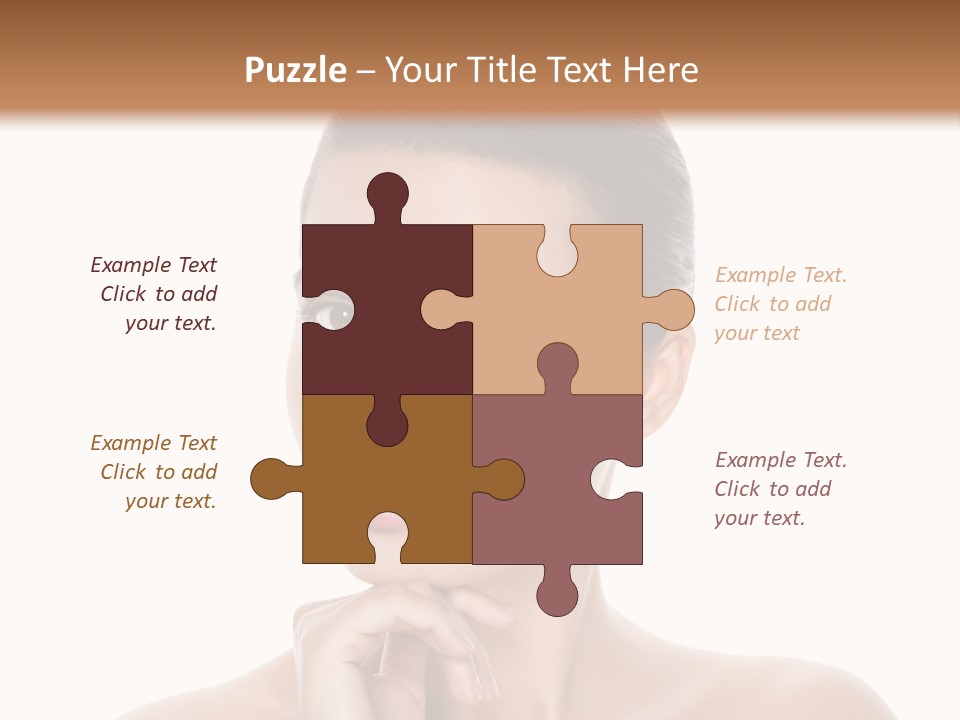 Brunette Beauty Soft PowerPoint Template