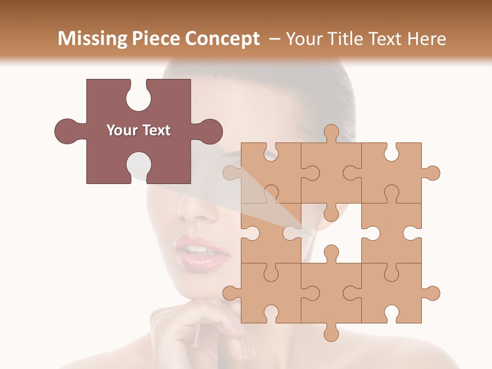 Brunette Beauty Soft PowerPoint Template