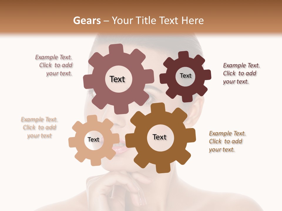 Brunette Beauty Soft PowerPoint Template