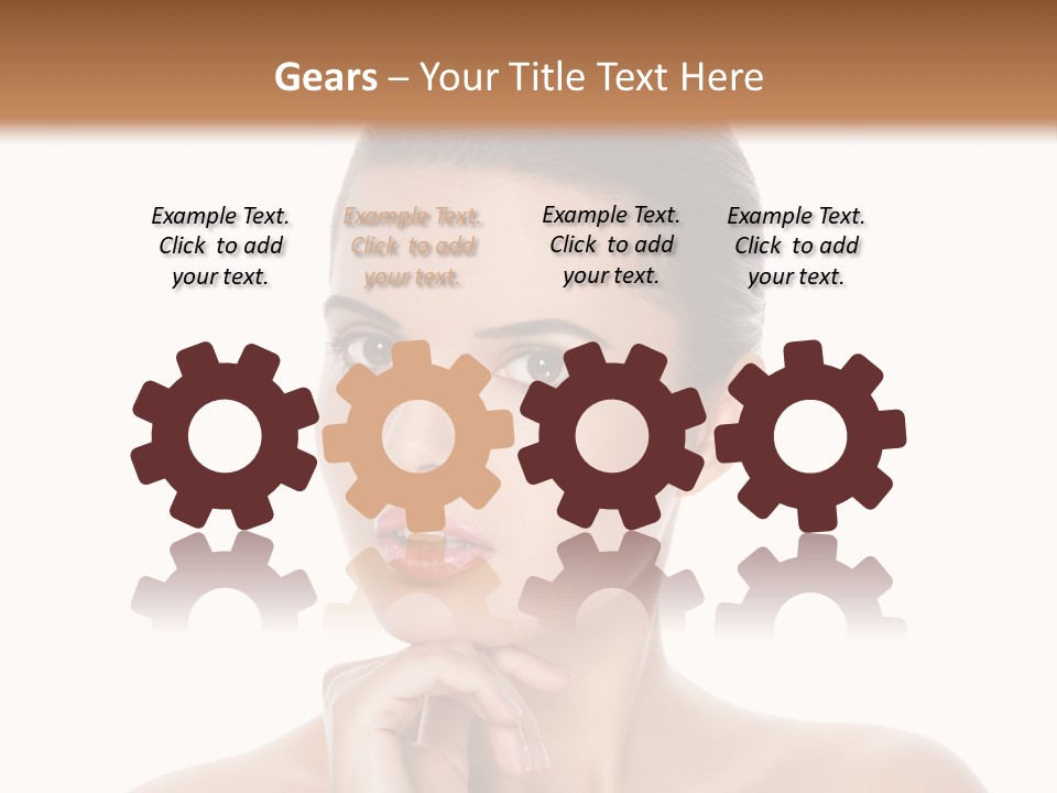 Brunette Beauty Soft PowerPoint Template