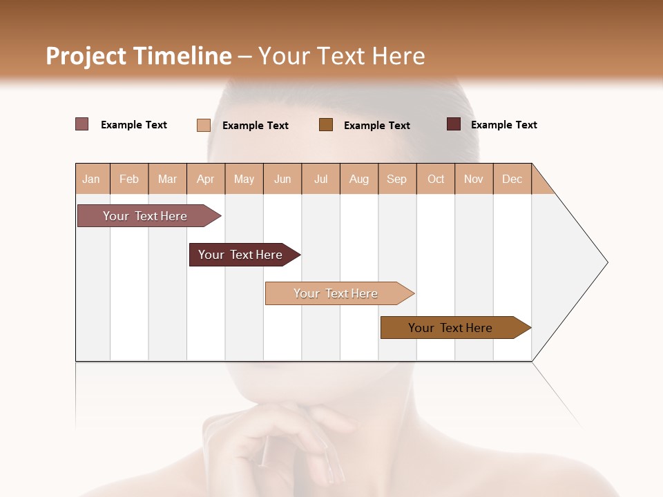 Brunette Beauty Soft PowerPoint Template