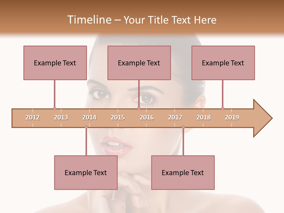 Brunette Beauty Soft PowerPoint Template