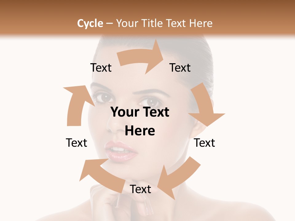 Brunette Beauty Soft PowerPoint Template