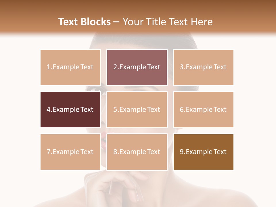 Brunette Beauty Soft PowerPoint Template