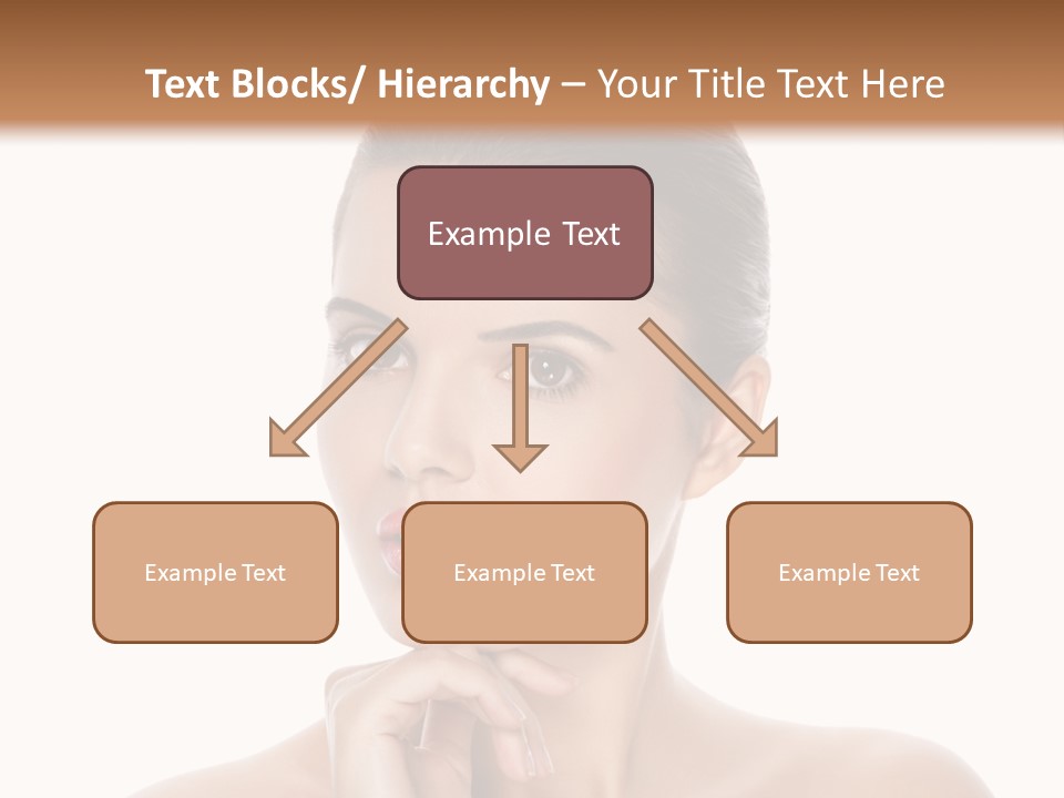 Brunette Beauty Soft PowerPoint Template