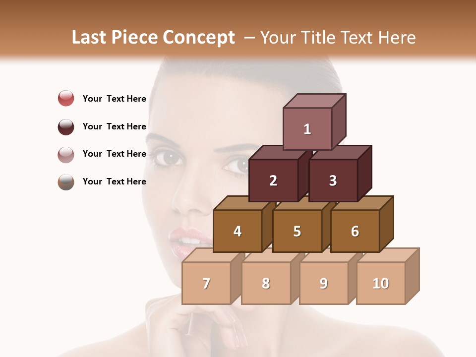 Brunette Beauty Soft PowerPoint Template