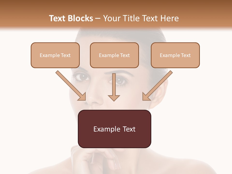 Brunette Beauty Soft PowerPoint Template