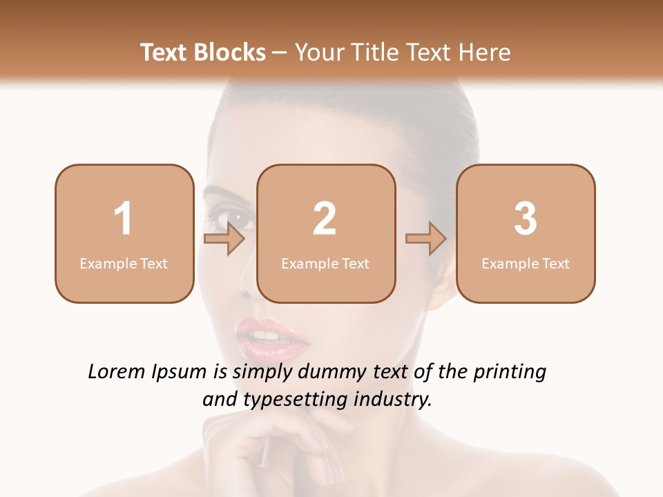 Brunette Beauty Soft PowerPoint Template