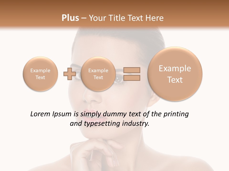 Brunette Beauty Soft PowerPoint Template