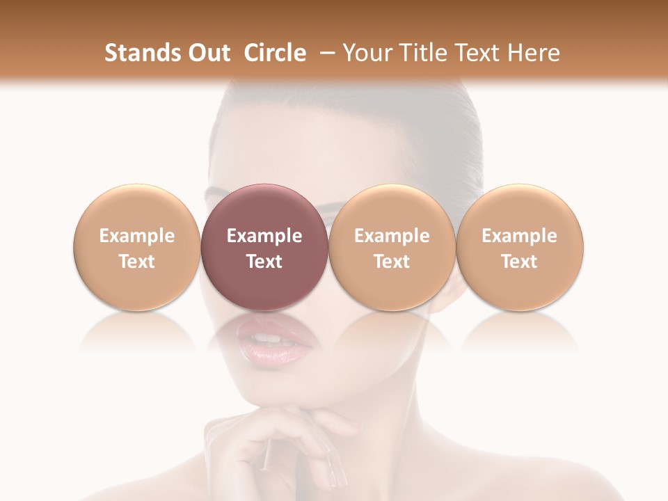 Brunette Beauty Soft PowerPoint Template
