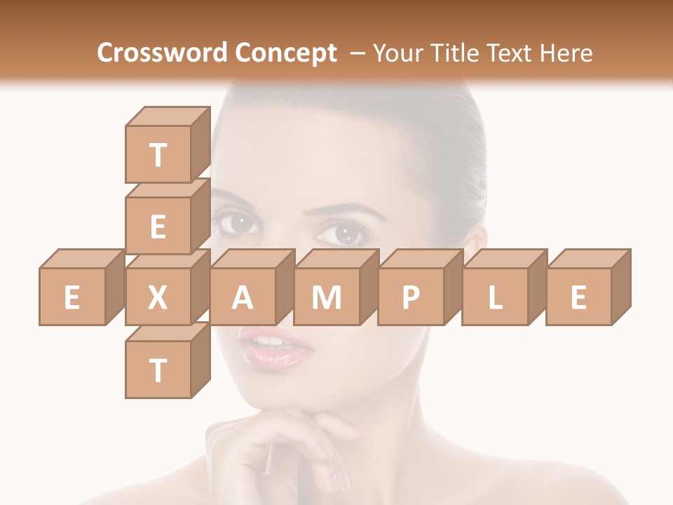 Brunette Beauty Soft PowerPoint Template