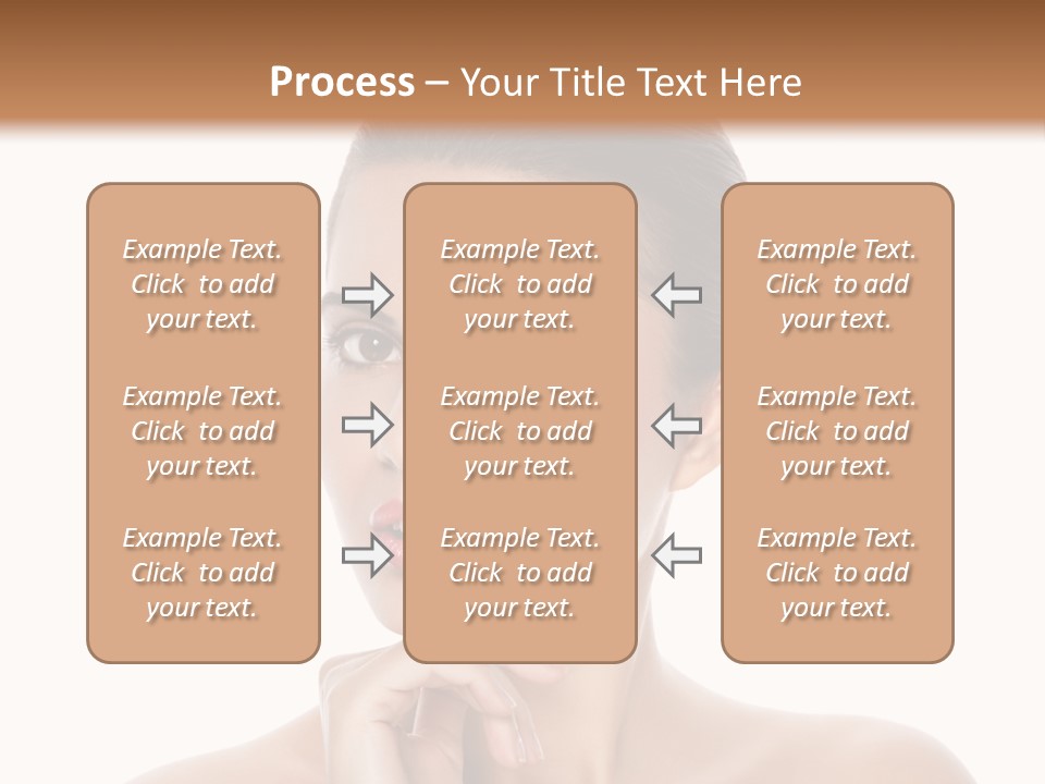 Brunette Beauty Soft PowerPoint Template