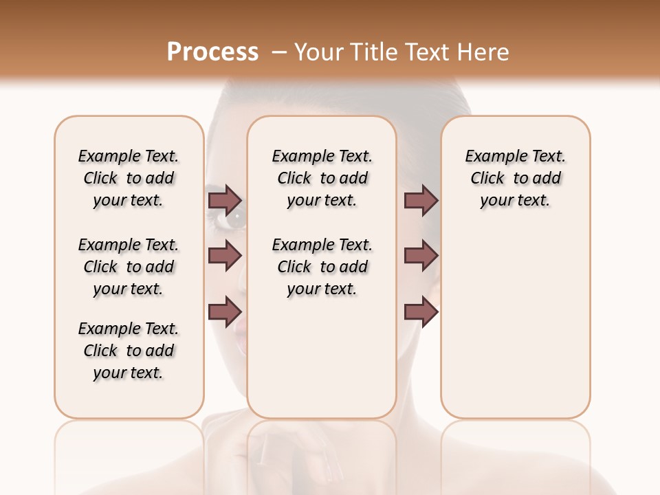 Brunette Beauty Soft PowerPoint Template