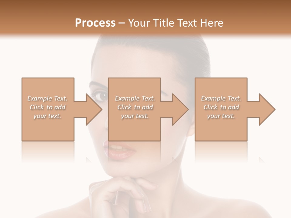 Brunette Beauty Soft PowerPoint Template