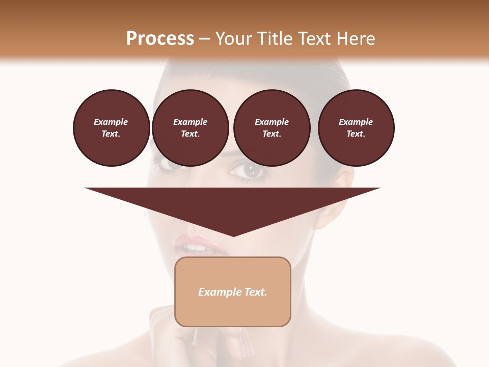 Brunette Beauty Soft PowerPoint Template