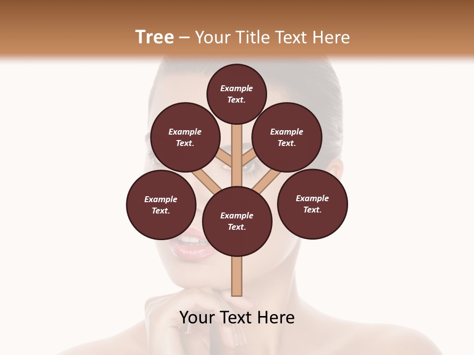 Brunette Beauty Soft PowerPoint Template