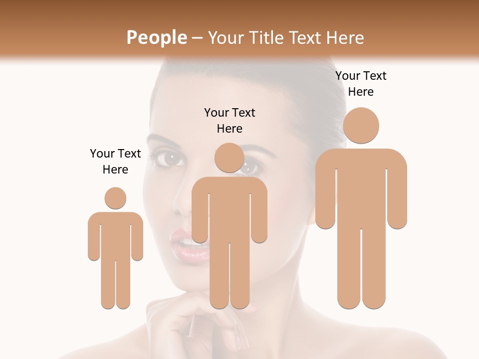 Brunette Beauty Soft PowerPoint Template