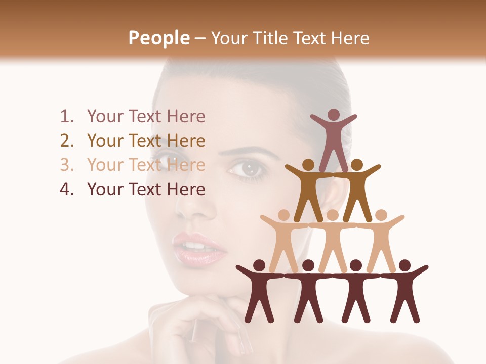 Brunette Beauty Soft PowerPoint Template