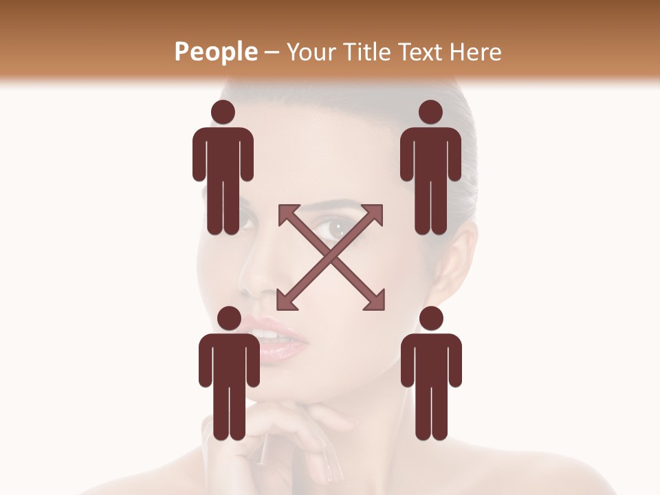 Brunette Beauty Soft PowerPoint Template