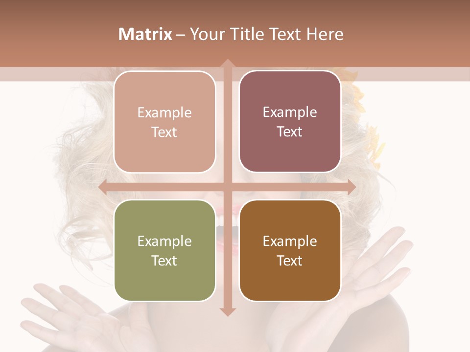 Female Woman Attractive PowerPoint Template