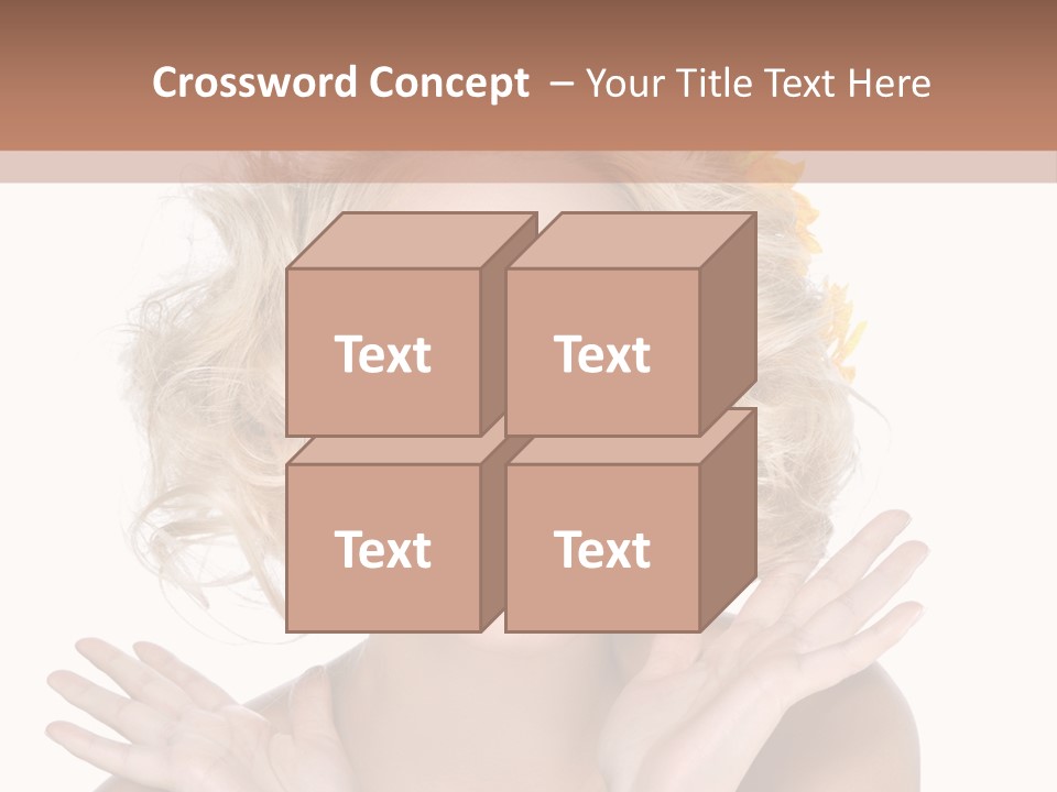 Female Woman Attractive PowerPoint Template