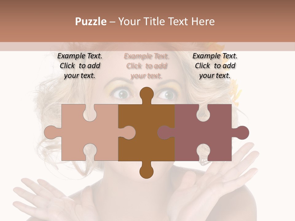 Female Woman Attractive PowerPoint Template