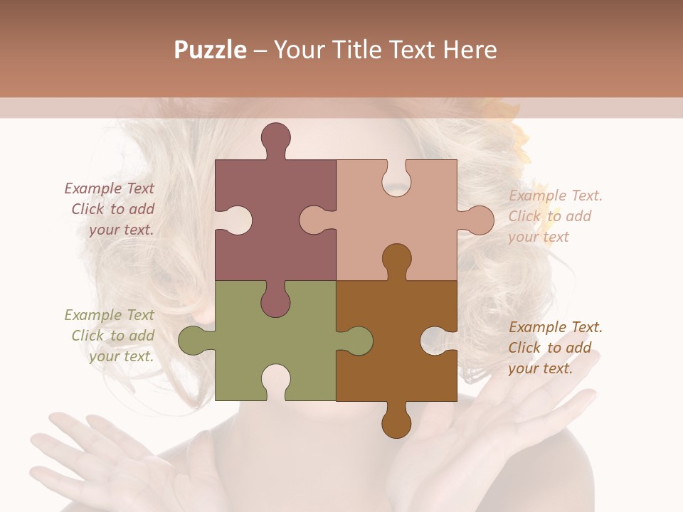 Female Woman Attractive PowerPoint Template