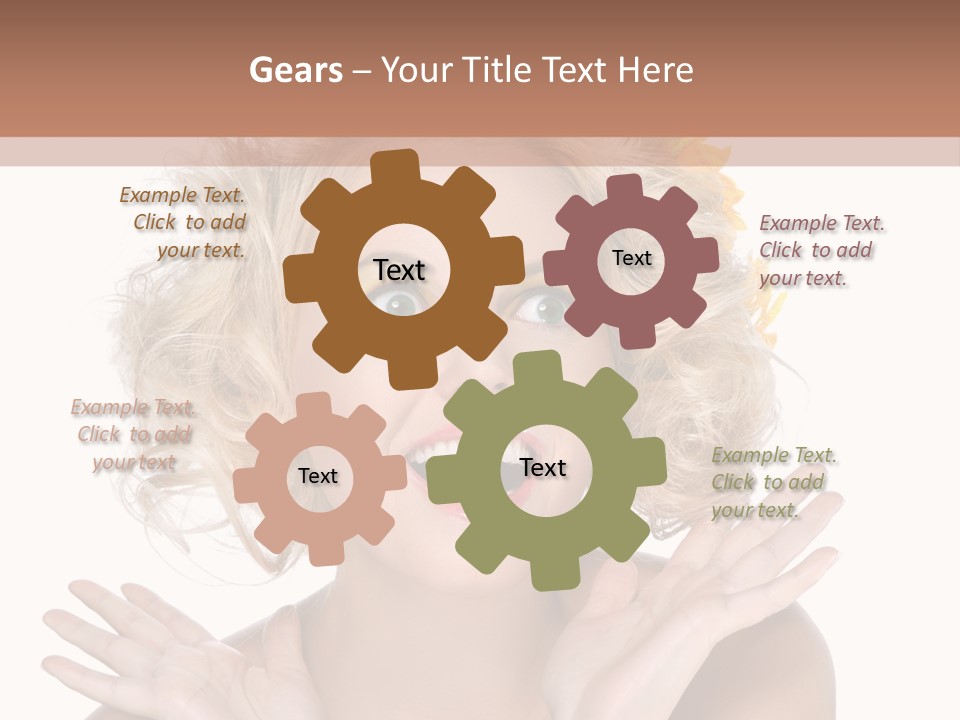 Female Woman Attractive PowerPoint Template