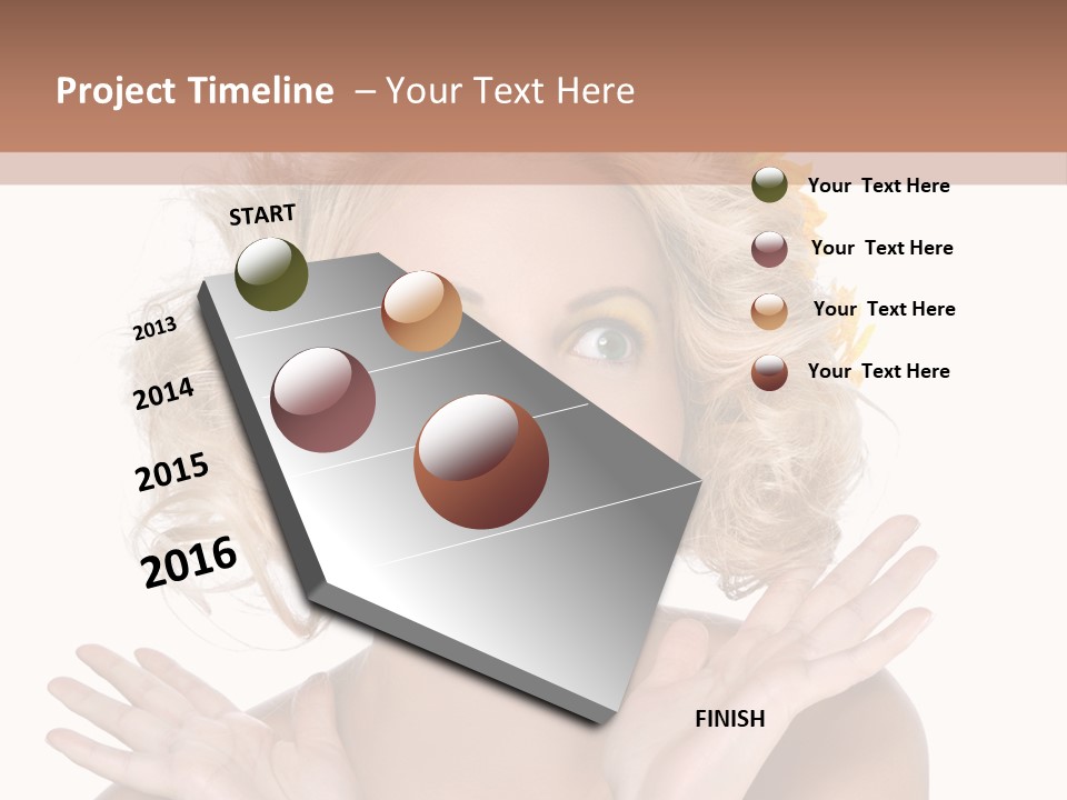 Female Woman Attractive PowerPoint Template