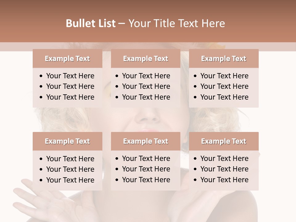 Female Woman Attractive PowerPoint Template