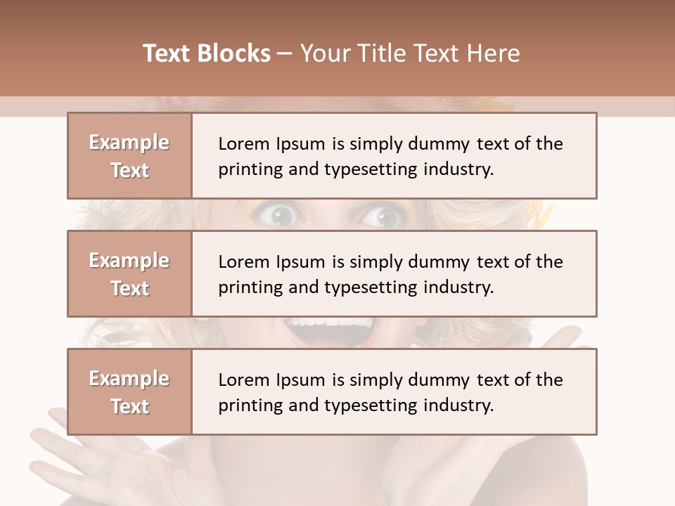 Female Woman Attractive PowerPoint Template