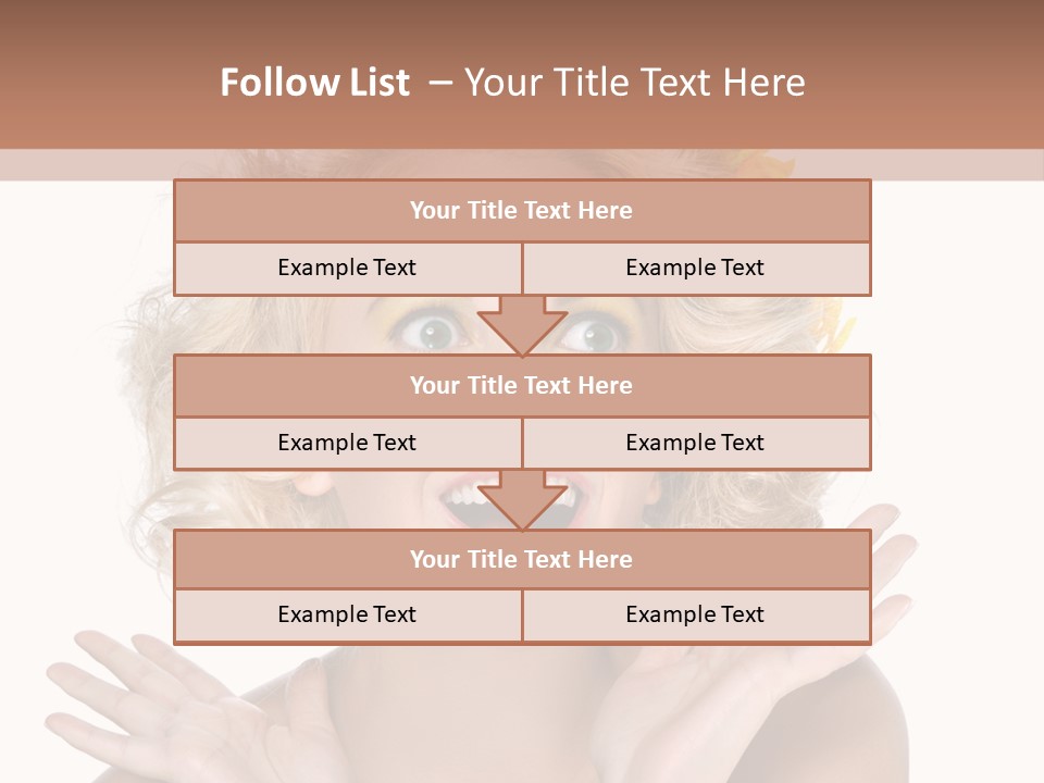 Female Woman Attractive PowerPoint Template