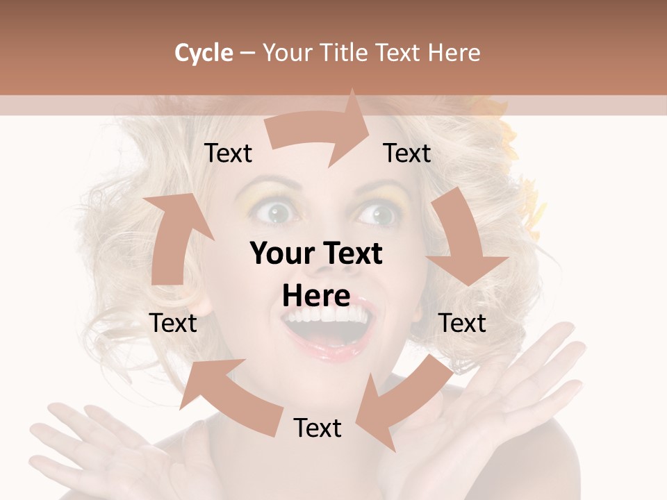 Female Woman Attractive PowerPoint Template