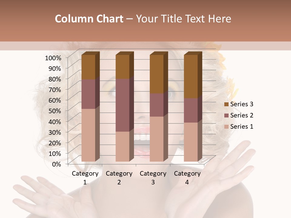 Female Woman Attractive PowerPoint Template