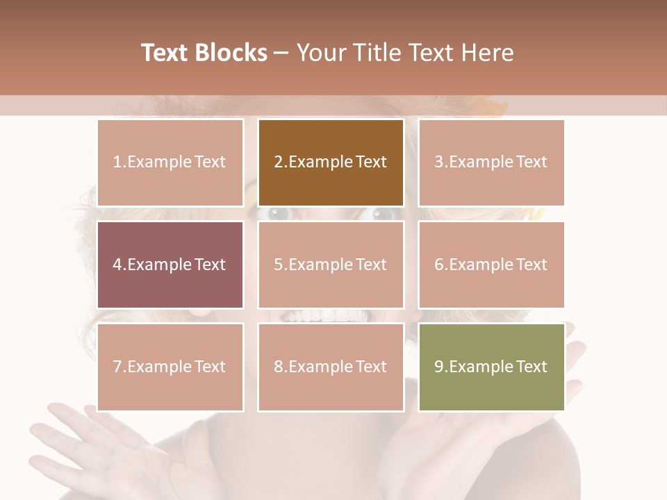 Female Woman Attractive PowerPoint Template