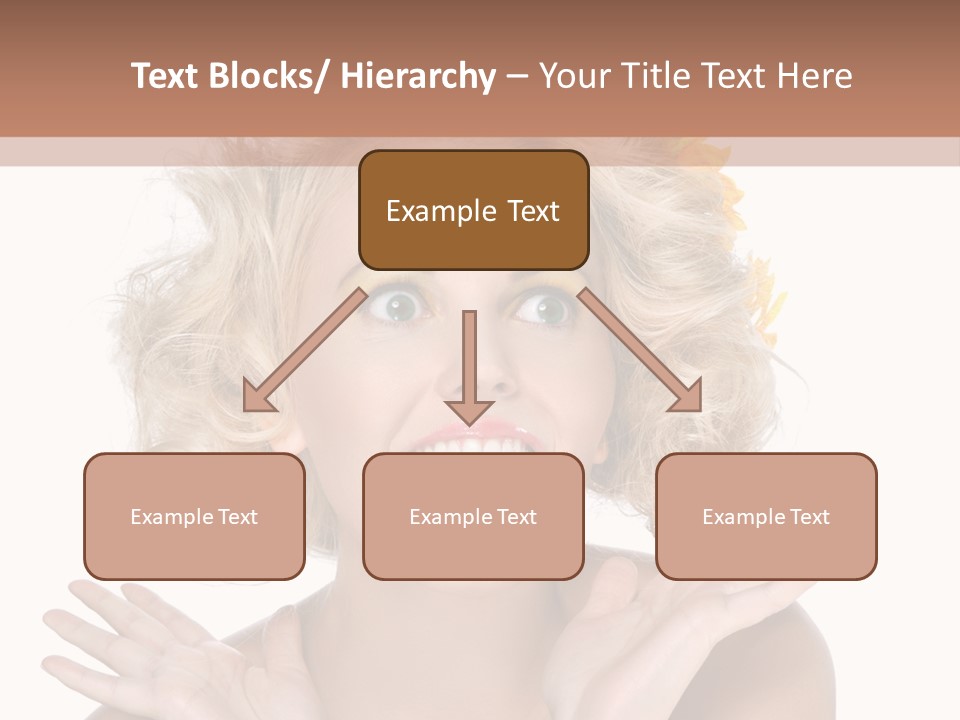 Female Woman Attractive PowerPoint Template