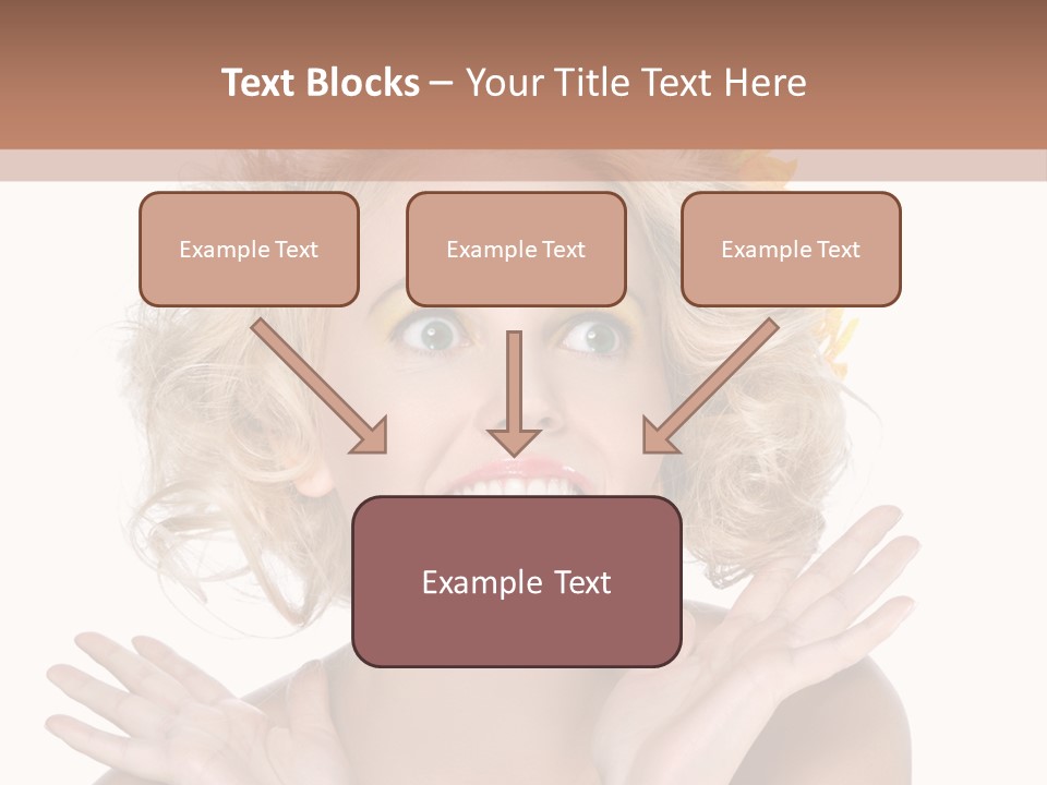 Female Woman Attractive PowerPoint Template